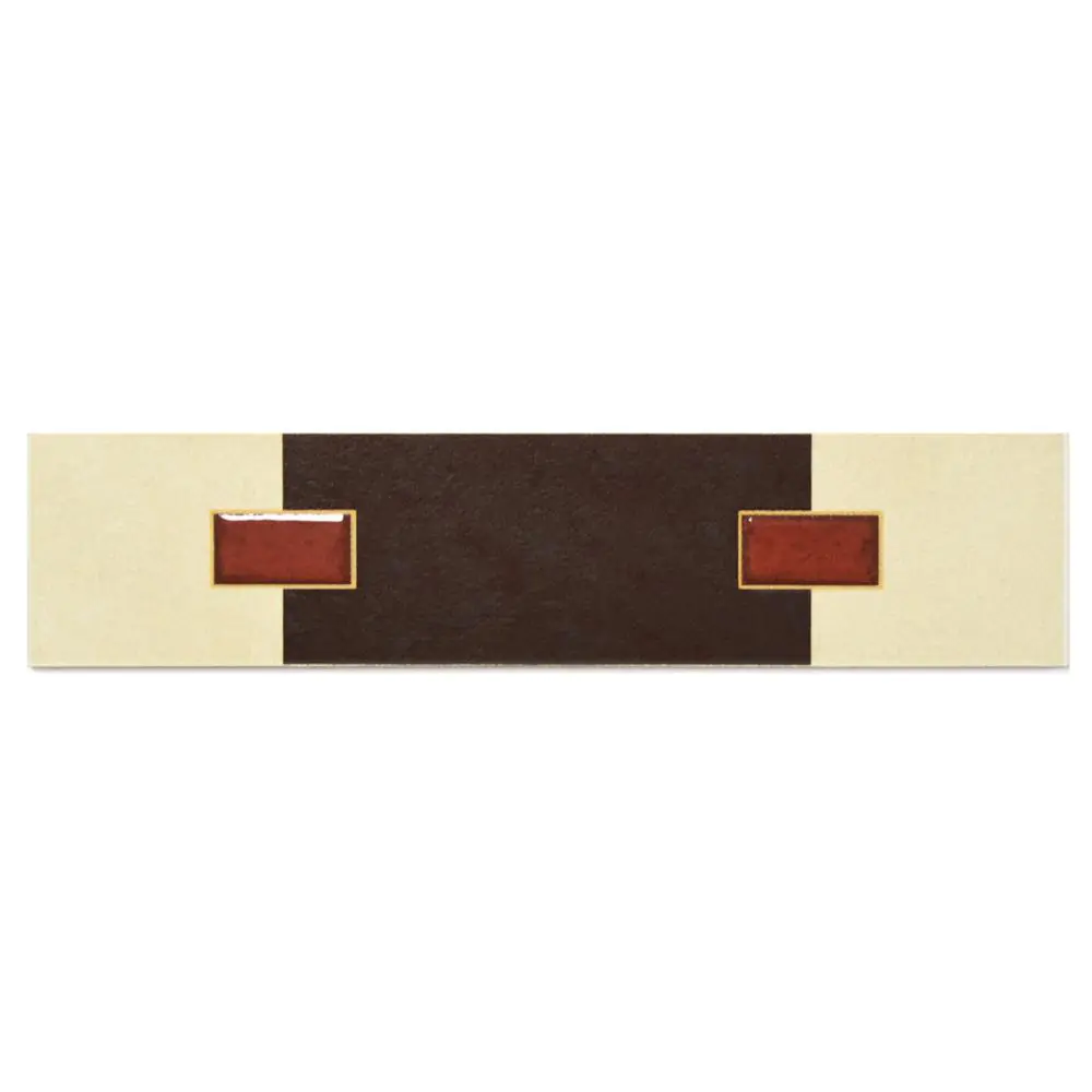 Bordüre Villeroy & Boch Nr.93 1411 WZ2B Spectrum beige braun rot 7x30 cm I.Sorte Bordüre Villeroy & Boch Nr.93 1411 WZ2B Spectrum beige braun rot 7x30 cm I.Sorte