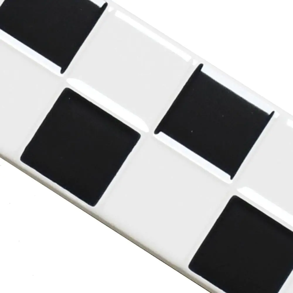 Bordüre Villeroy & Boch Nr.598 1475 CS90 Creative System schwarz weiß 6,5x20 cm Bordüre Villeroy & Boch Nr.598 1475 CS90 Creative System schwarz weiß 6,5x20 cm