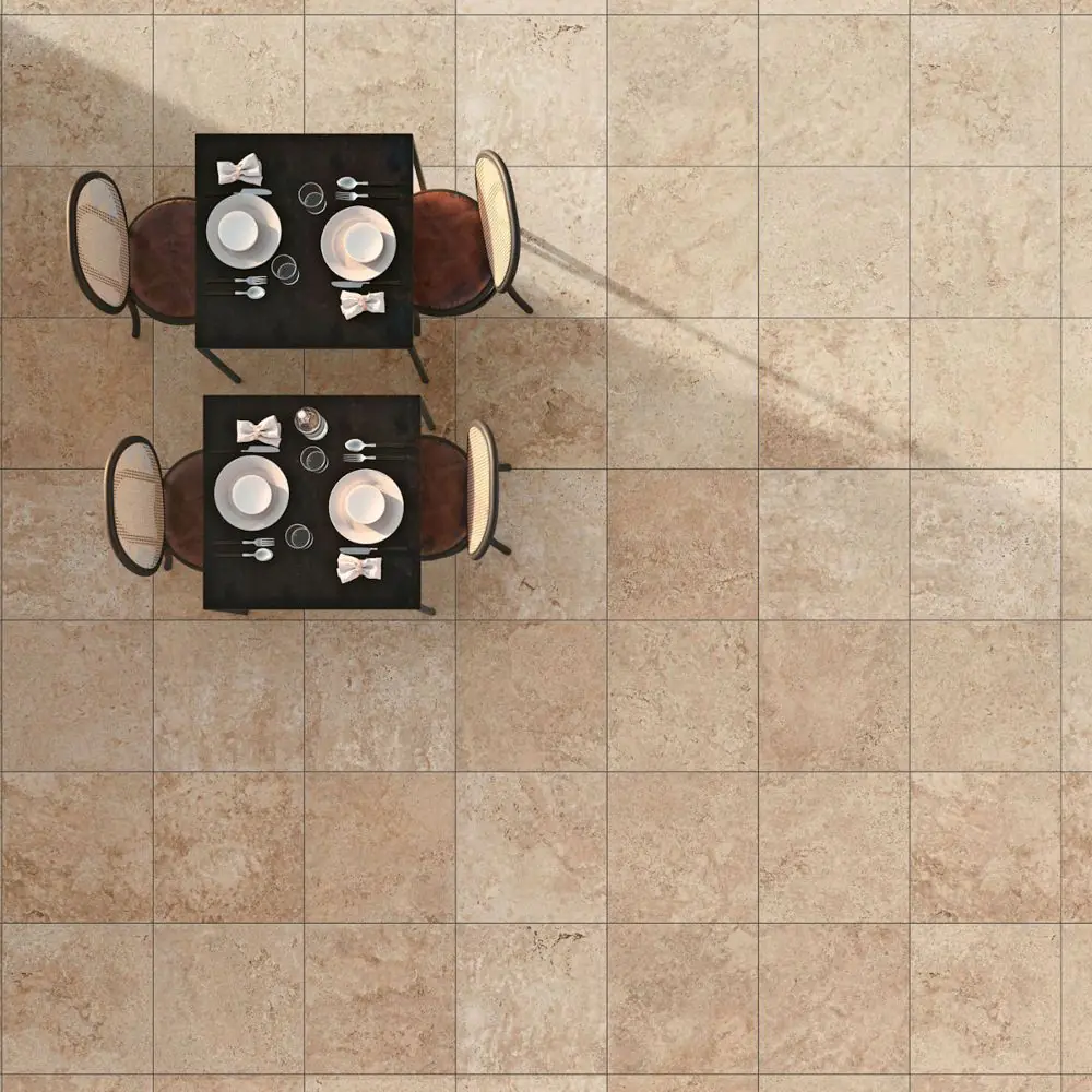 Terrassenplatte Novoceram K438 Tiber light beige 80x80 cm II.Sorte