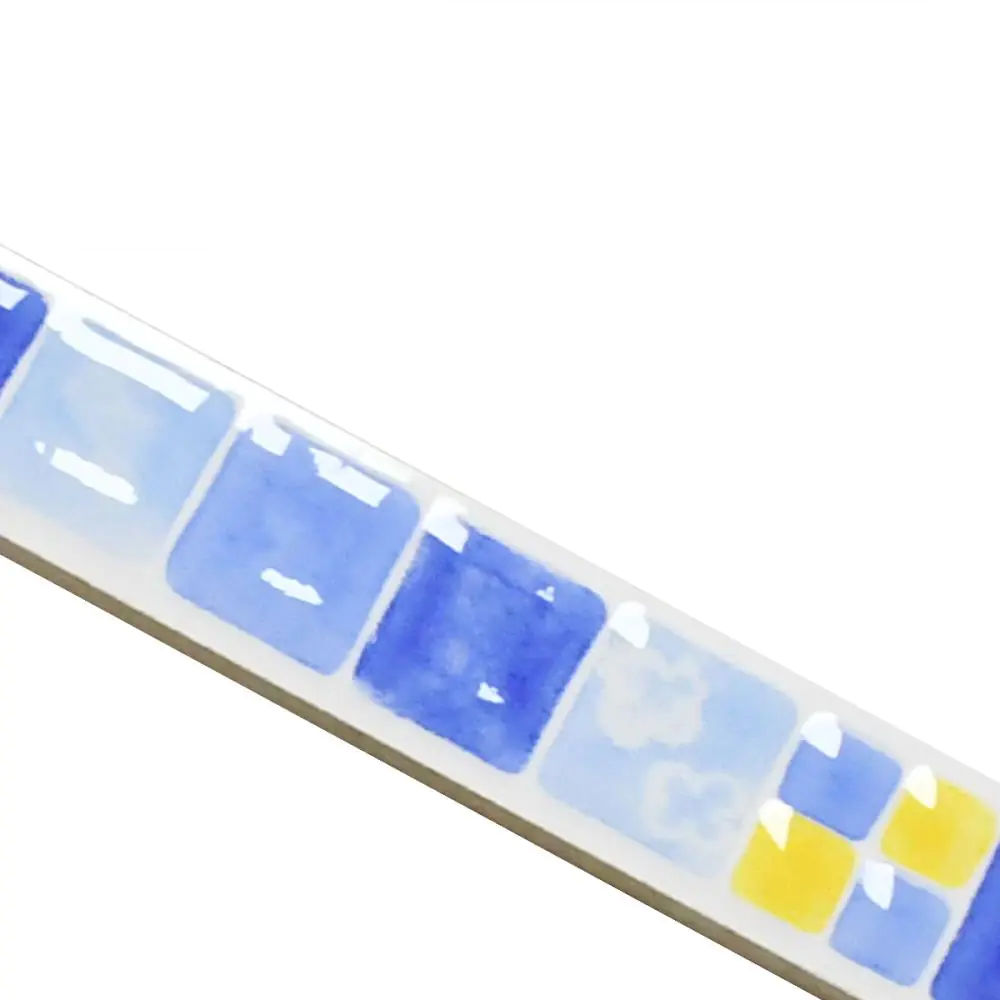 Bordüre Villeroy & Boch Nr.748 1454 KC26 Multiply Arctica blau weiß gelb 3x25 cm