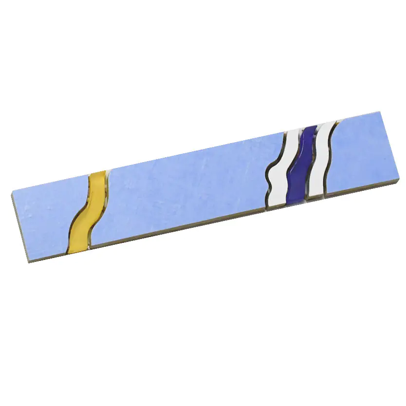 Bordüre Villeroy & Boch Nr.798 3716 MM52 mehrfarbig 5x25 cm I.Sorte
