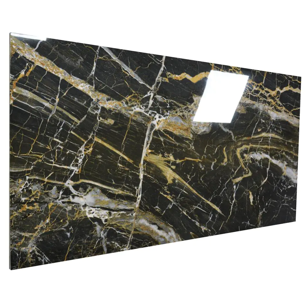 Bodenfliese Cifre Golden black pulido schwarz gold 60x120 cm I.Sorte Bodenfliese Cifre Golden black pulido schwarz gold 60x120 cm I.Sorte