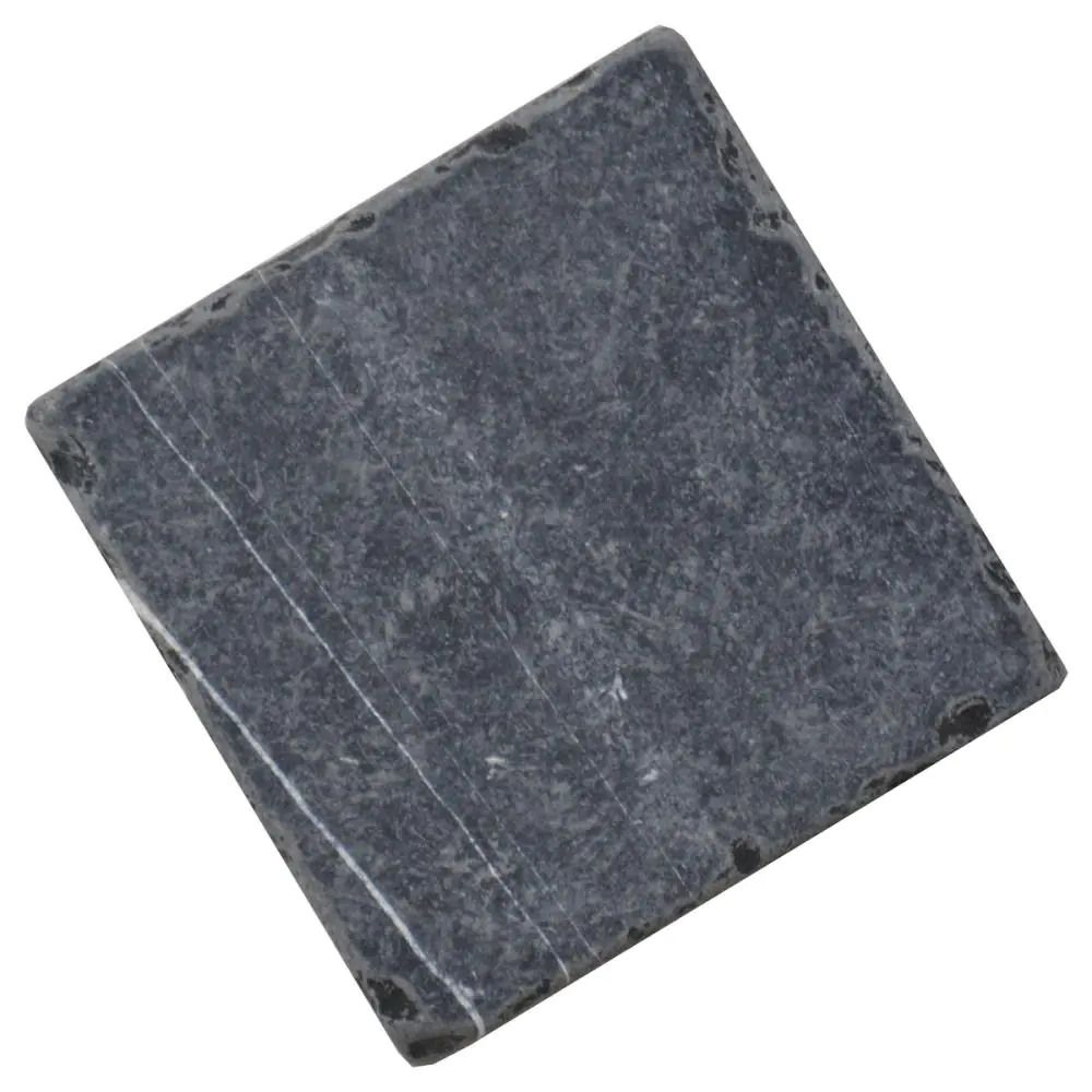 Bodenfliese Marmor Made in Italy NDM030A-0 nero schwarz getrommelt 10x10 cm Bodenfliese Marmor Made in Italy NDM030A-0 nero schwarz getrommelt 10x10 cm