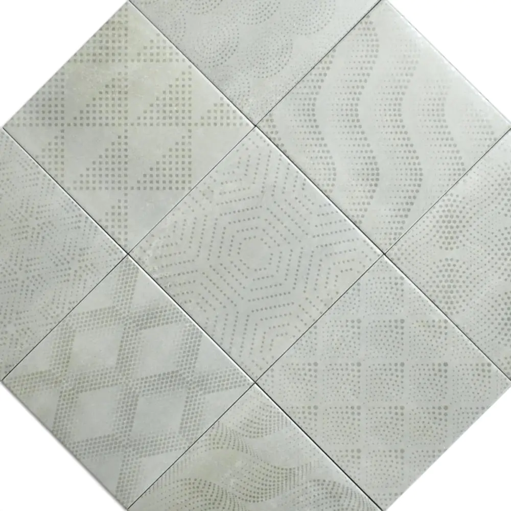 Bodenfliese Dekor Cifre Industrial silver grau 20x20 cm I.Sorte Bodenfliese Dekor Cifre Industrial silver grau 20x20 cm I.Sorte