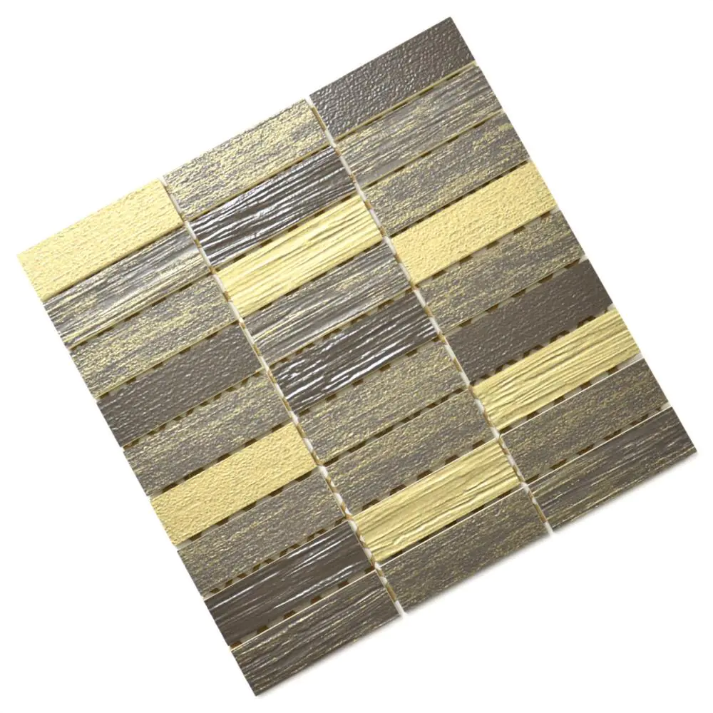 Mosaik Villeroy & Boch 1869 MK65 One & Only grau braun gold 30x30 cm I.Sorte Mosaik Villeroy & Boch 1869 MK65 One & Only grau braun gold 30x30 cm I.Sorte