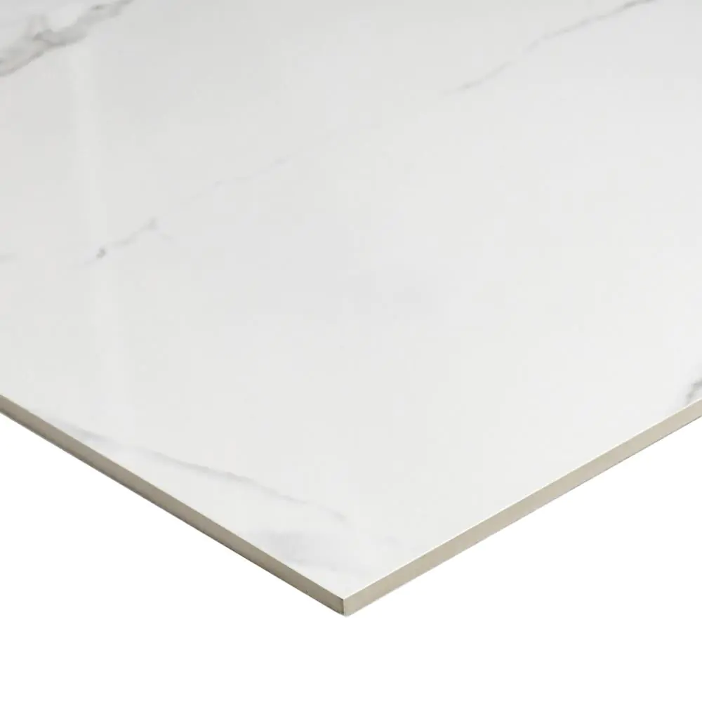 Bodenfliese Cifre Statuario brillo weiß grau 60x120 cm I.Sorte