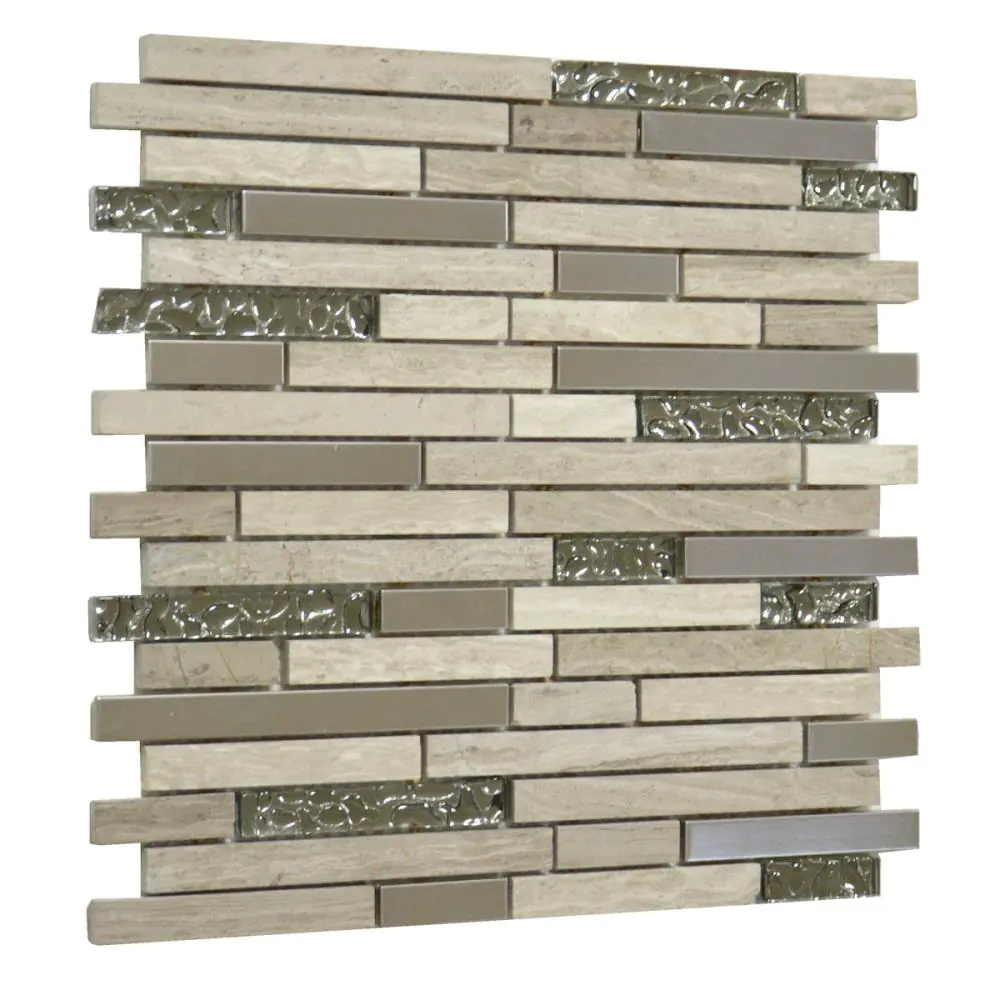 Mosaik HJ SPG15-193-98 grau beige silber 30x30 cm Mosaik HJ SPG15-193-98 grau beige silber 30x30 cm