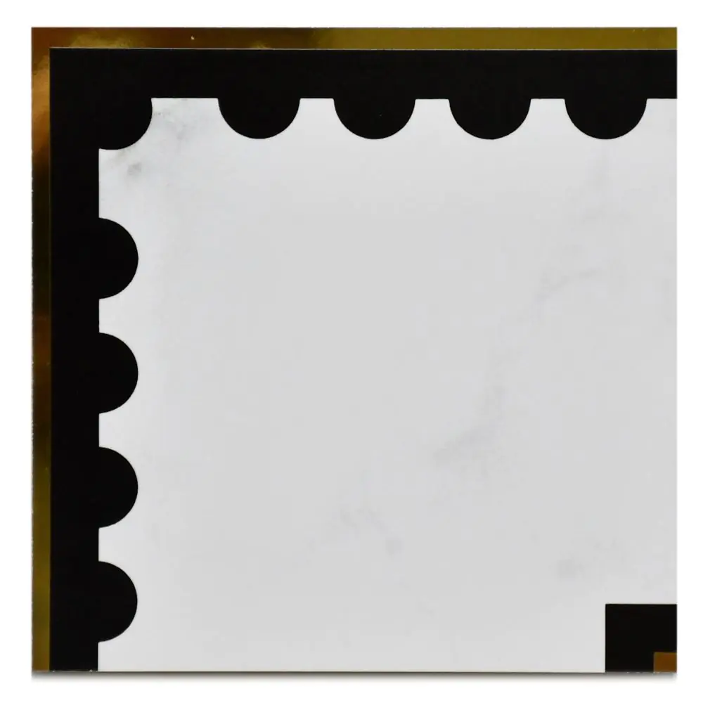 Bordürenecke Villeroy & Boch 1428 MKE3 Victorian gold perforated 12,5x12,5 cm I.Sorte