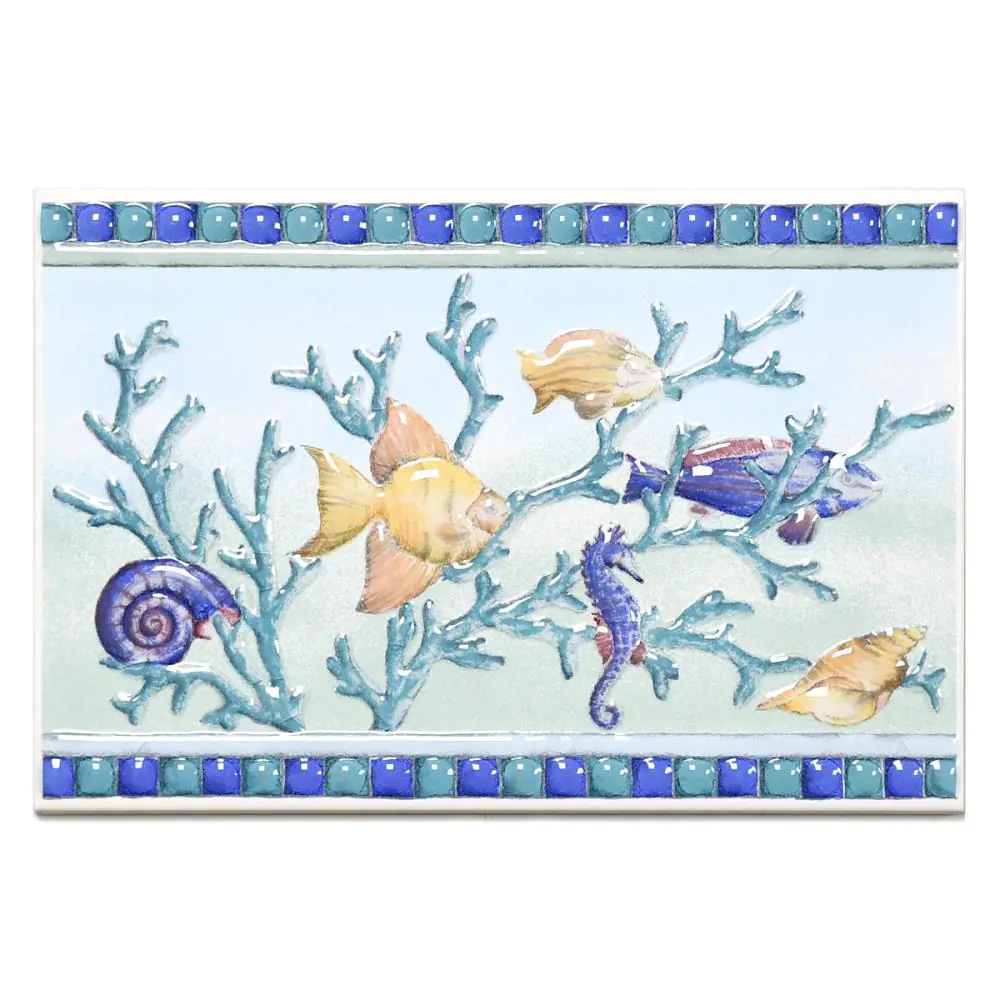 Bordüre Villeroy & Boch Nr.821 1385 D162 Corsica mehrfarbig 20x30 cm