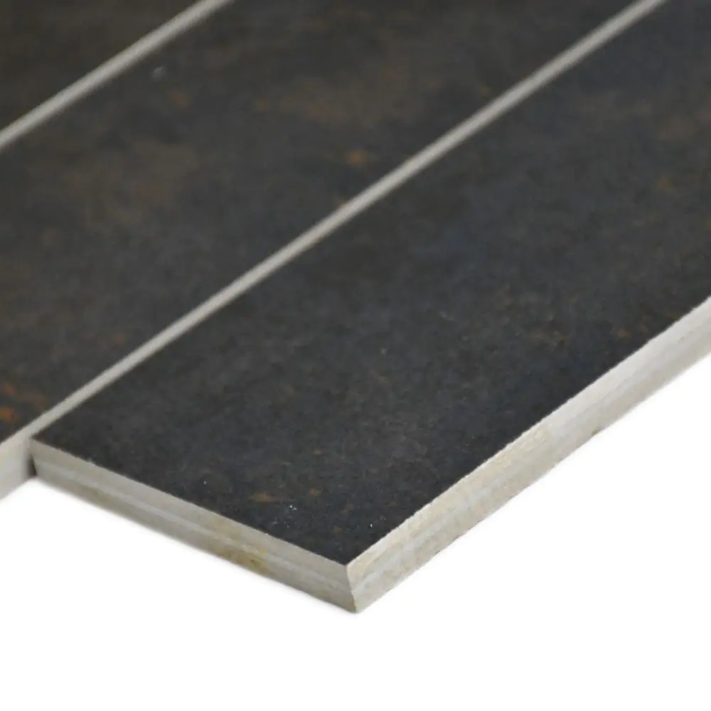 Mosaik Villeroy & Boch DOU 2494 Double Impact antracite anthrazit braun 33x50 cm I.Sorte