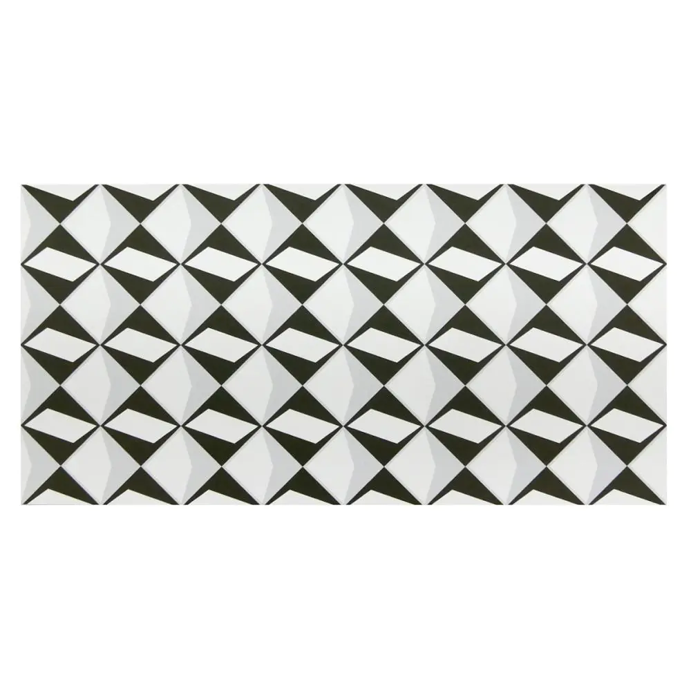 Wandfliese Dekor Villeroy & Boch 1581 NW98 Melrose weiß grau schwarz 30x60 cm I.Sorte Wandfliese Dekor Villeroy & Boch 1581 NW98 Melrose weiß grau schwarz 30x60 cm I.Sorte