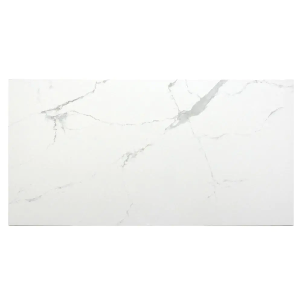 Bodenfliese Cifre Statuario Luxe pulido weiß grau 60x120 cm I.Sorte