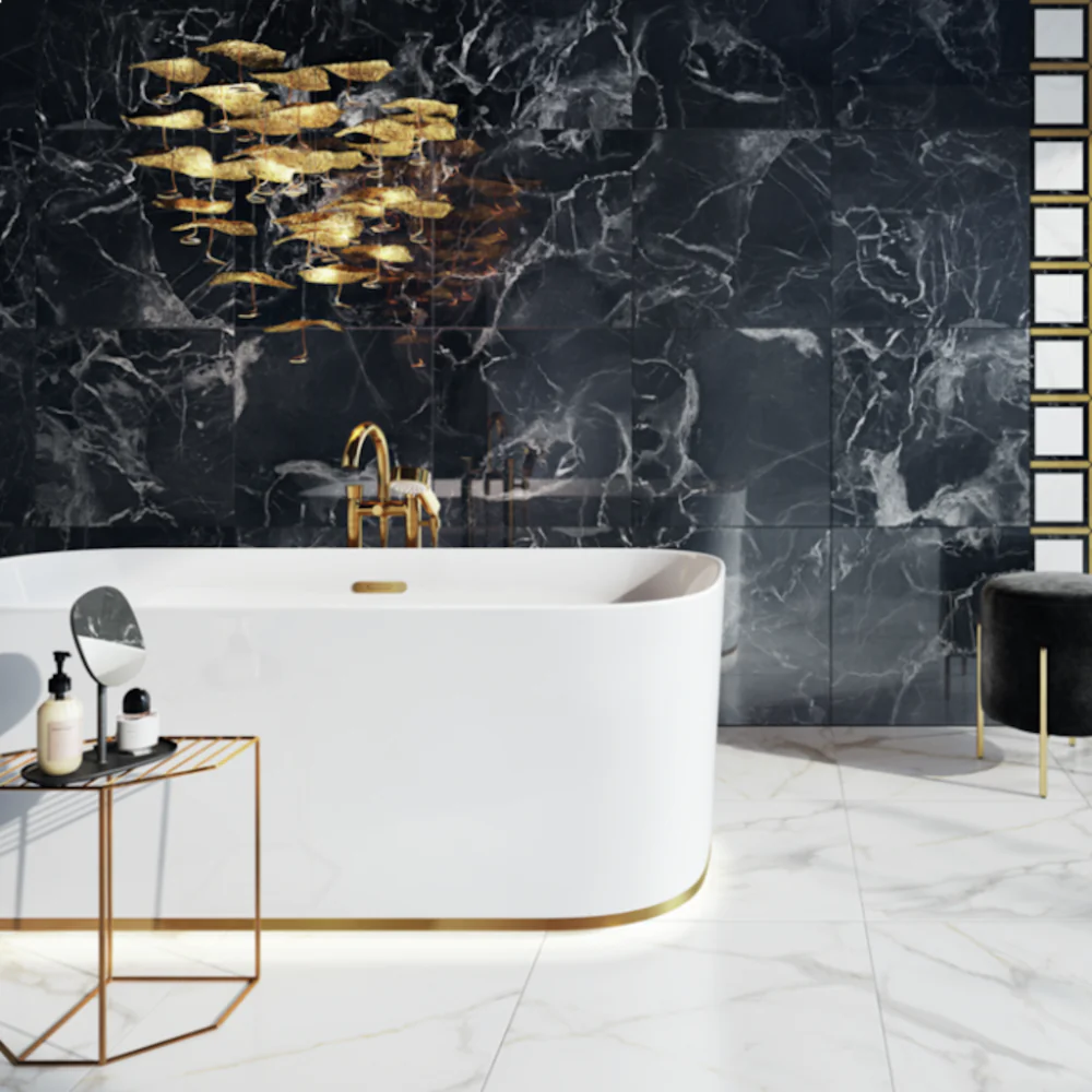 Wandfliese Dekor Villeroy & Boch 2044 ZN9P Nocturne black  60x60 cm I.Sorte