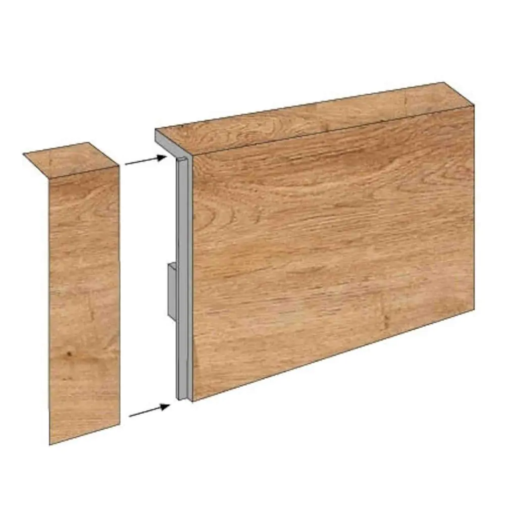 Sockelleiste Lalegno Arezzo Abschlussleiste für SPC Vinylboden