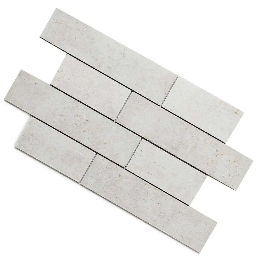 Mosaik Engers DOU 2444 Double Impact industrieweiß braun grau weiß 33x50 cm I.Sorte