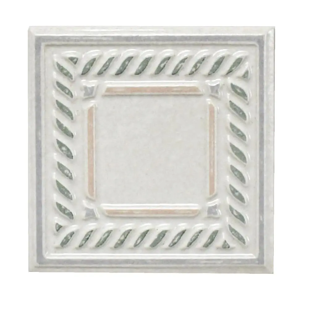 Mosaik Einleger Villeroy & Boch Nr.696 3276 8015 grau beige grün 10x10 cm I.Sorte