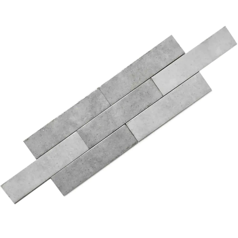 Wandfliese Equipe Ceramicas 26873 Tribeca grey whisper hellgrau 6x24,6 cm I.Sorte