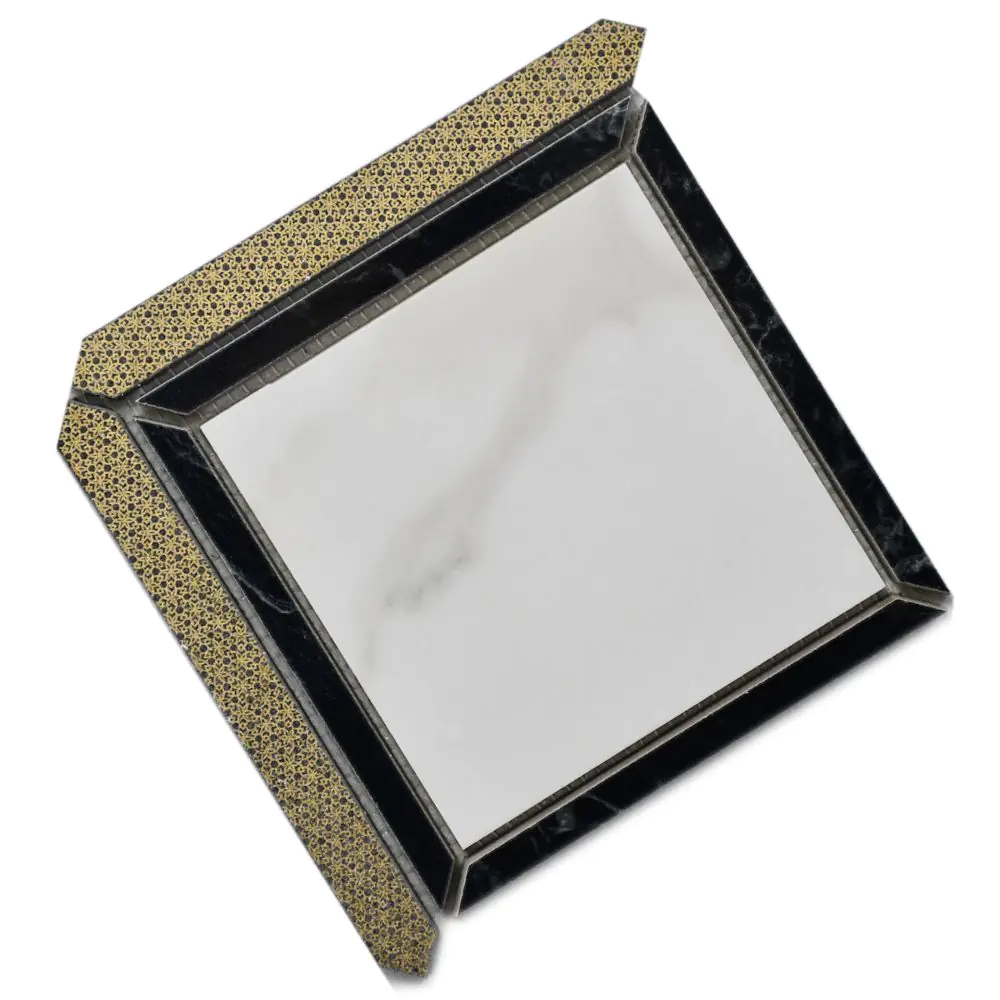 Wandfliese Dekor Villeroy & Boch 2041 ZN2P Nocturne gold 21x21 cm I.Sorte