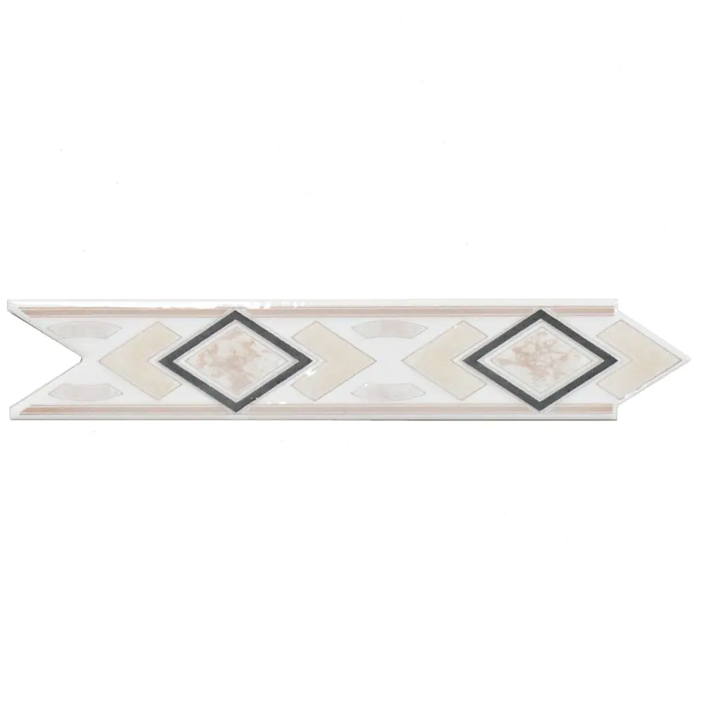 Bordüre Flip Bordüren Nr.650 FP1004 rosa beige anthrazit 5x25 cm