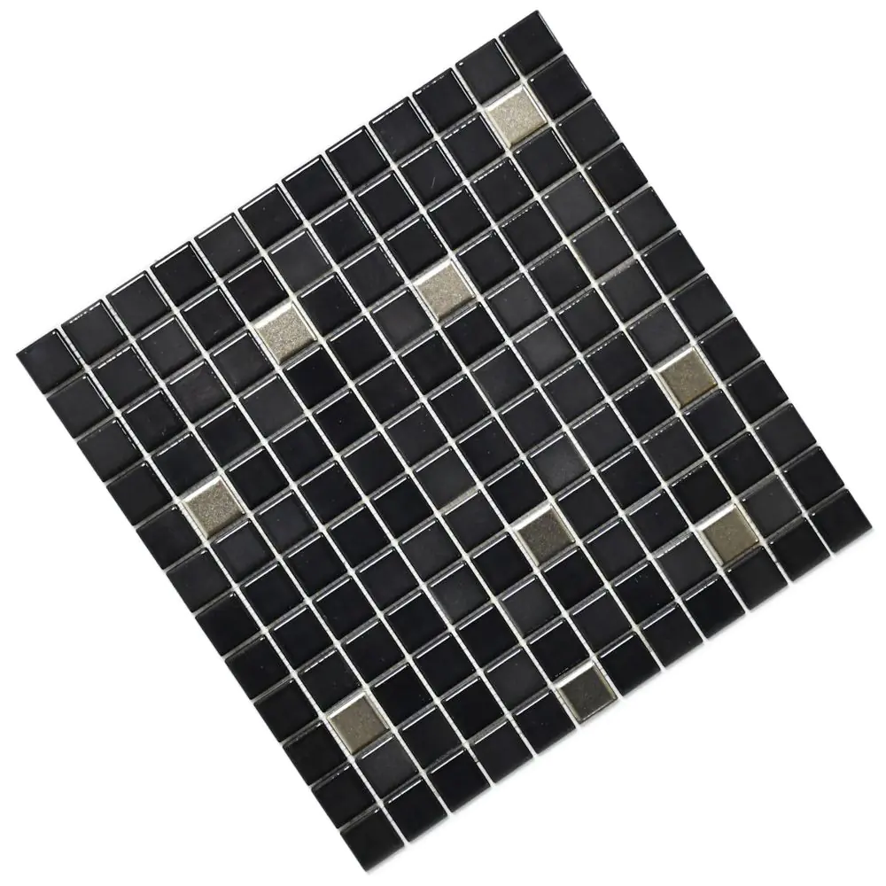 Mosaik Agrob Buchtal 4105 Fresh midnight black-mix metallic 30x30 cm I.Sorte