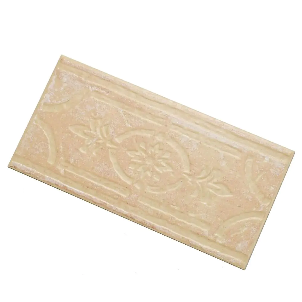 Bordüre Villeroy & Boch Nr.909 3643 R203 Esterel rot beige cotto 15x30 cm I.Sorte