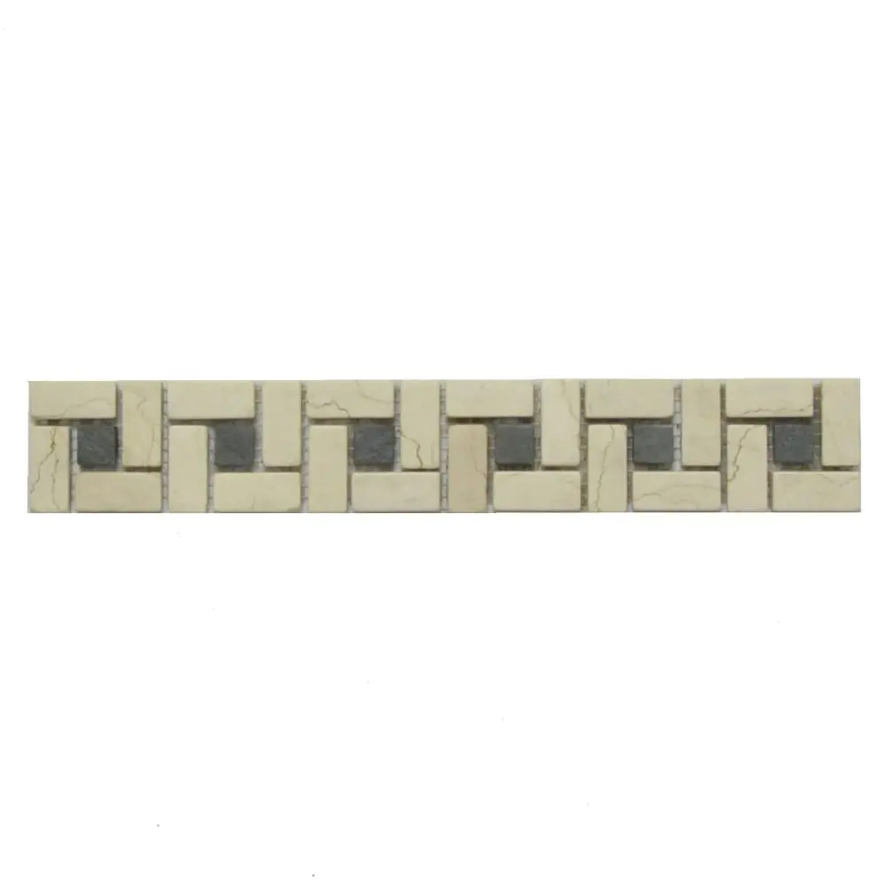 Bordüre Foredil 416 Ardetia weiß anthrazit 5x31 cm I.Sorte Bordüre Foredil 416 Ardetia weiß anthrazit 5x31 cm I.Sorte