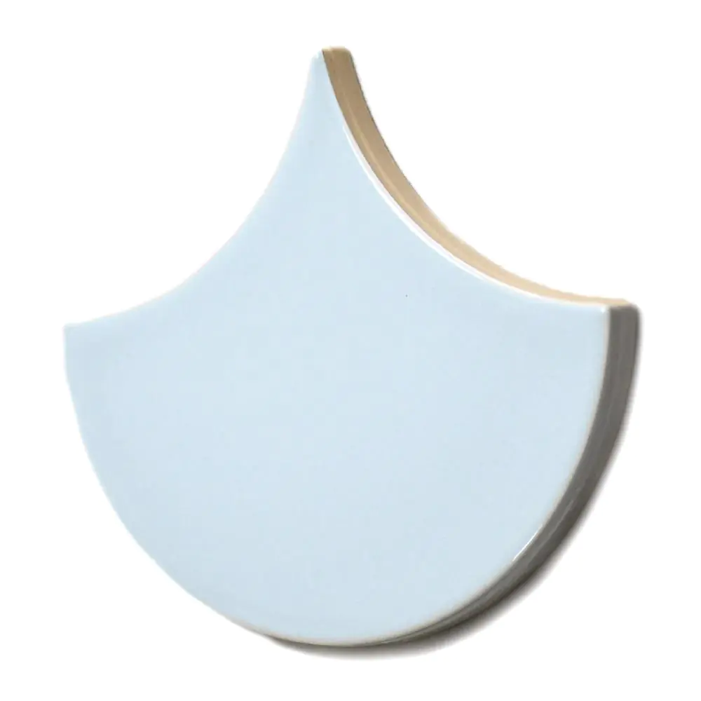 Wandfliese Equipe Ceramicas 23290 Scale Fan sky blue hellblau 10,6x12 cm I.Sorte