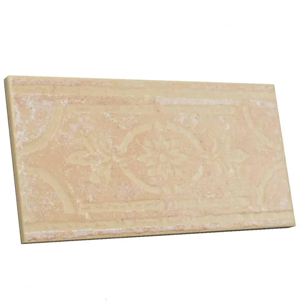 Bordüre Villeroy & Boch Nr.909 3643 R203 Esterel rot beige cotto 15x30 cm I.Sorte