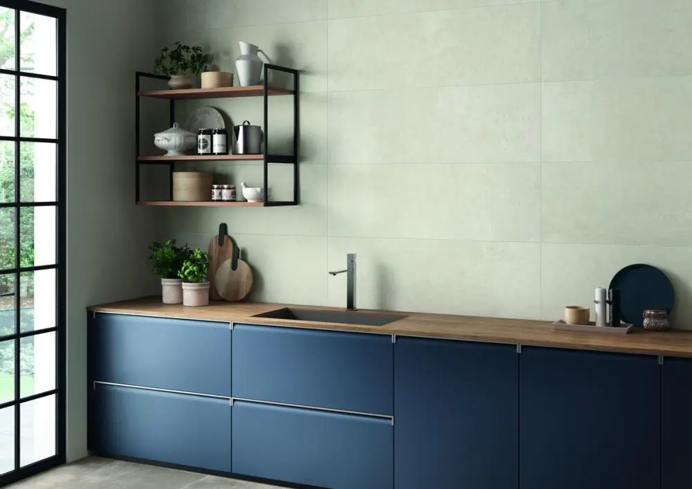 Wandfliese Villeroy & Boch 1394 AL10 Atlanta light alabaster creme weiß 33x100 cm I.Sorte