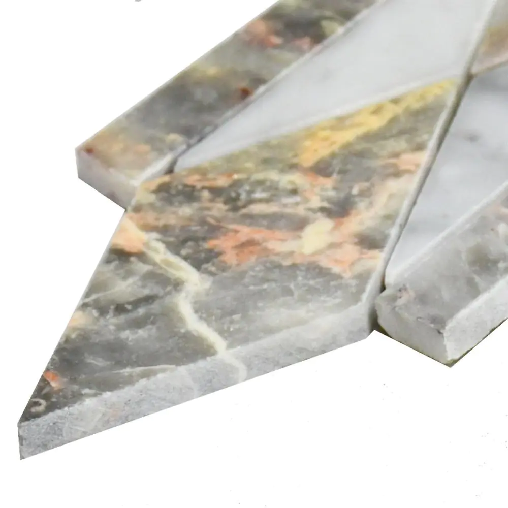 Bordüre SKP Italian Style Nr.582 Naturstein grau rot 8x20 cm Bordüre SKP Italian Style Nr.582 Naturstein grau rot 8x20 cm