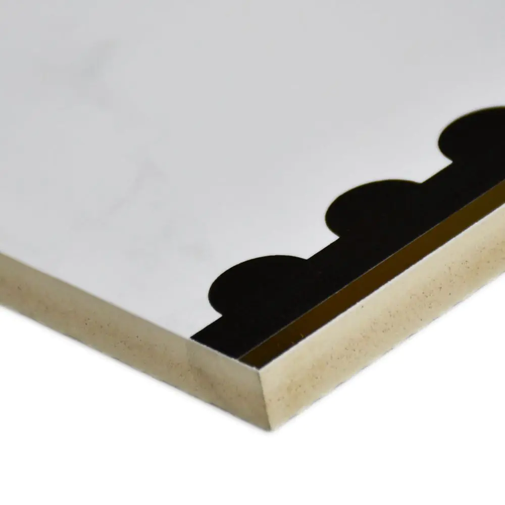 Bordürenecke Villeroy & Boch 1428 MKE3 Victorian gold perforated 12,5x12,5 cm I.Sorte