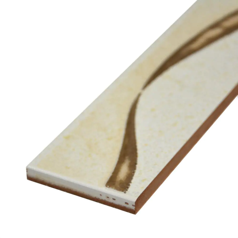 Bordüre Iris Ceramica Nr.319 758354 Onda living beige braun 5x20 cm Bordüre Iris Ceramica Nr.319 758354 Onda living beige braun 5x20 cm