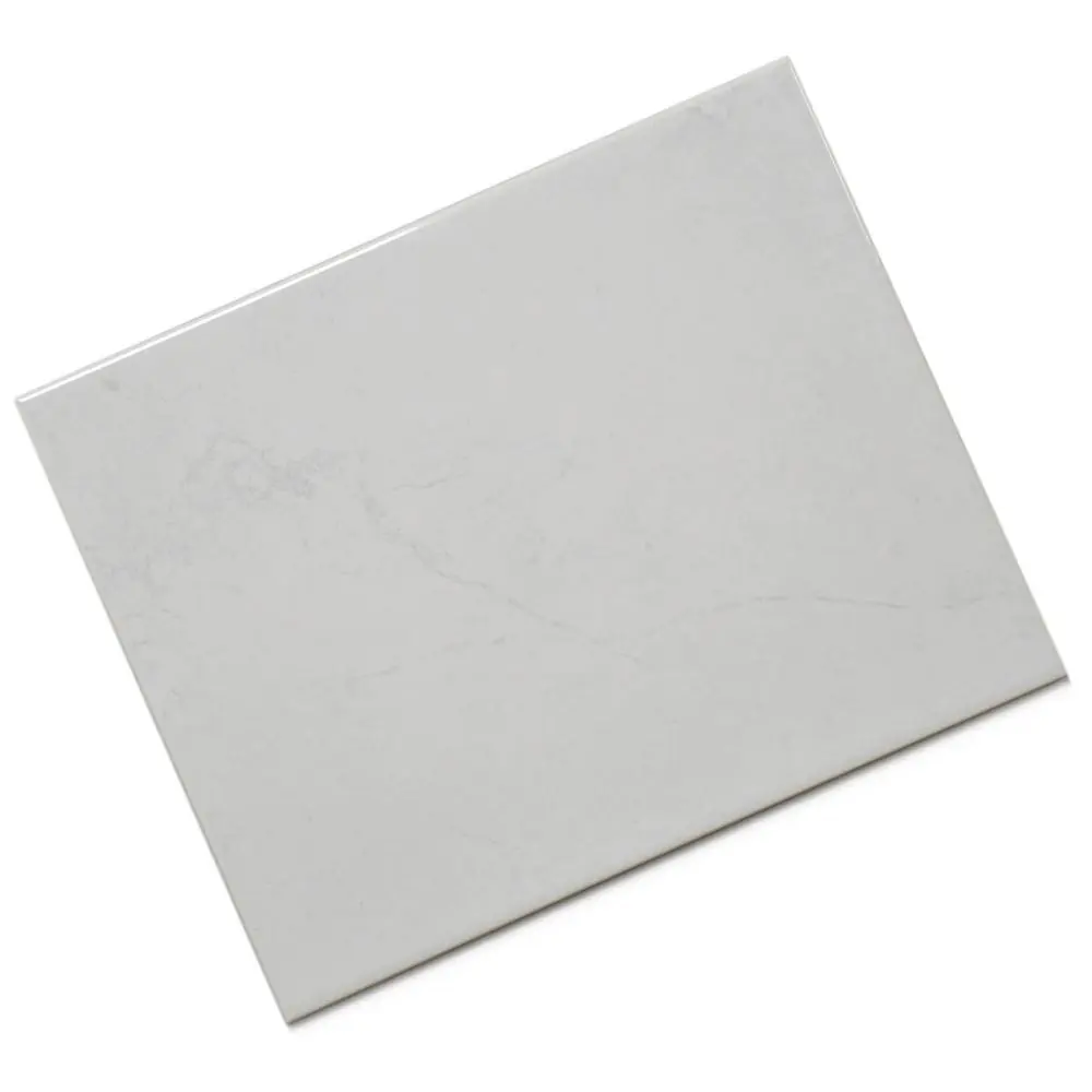 Wandfliese Grohn RIO 45 weiß grau marmoriert glänzend 20x25 cm I.Sorte