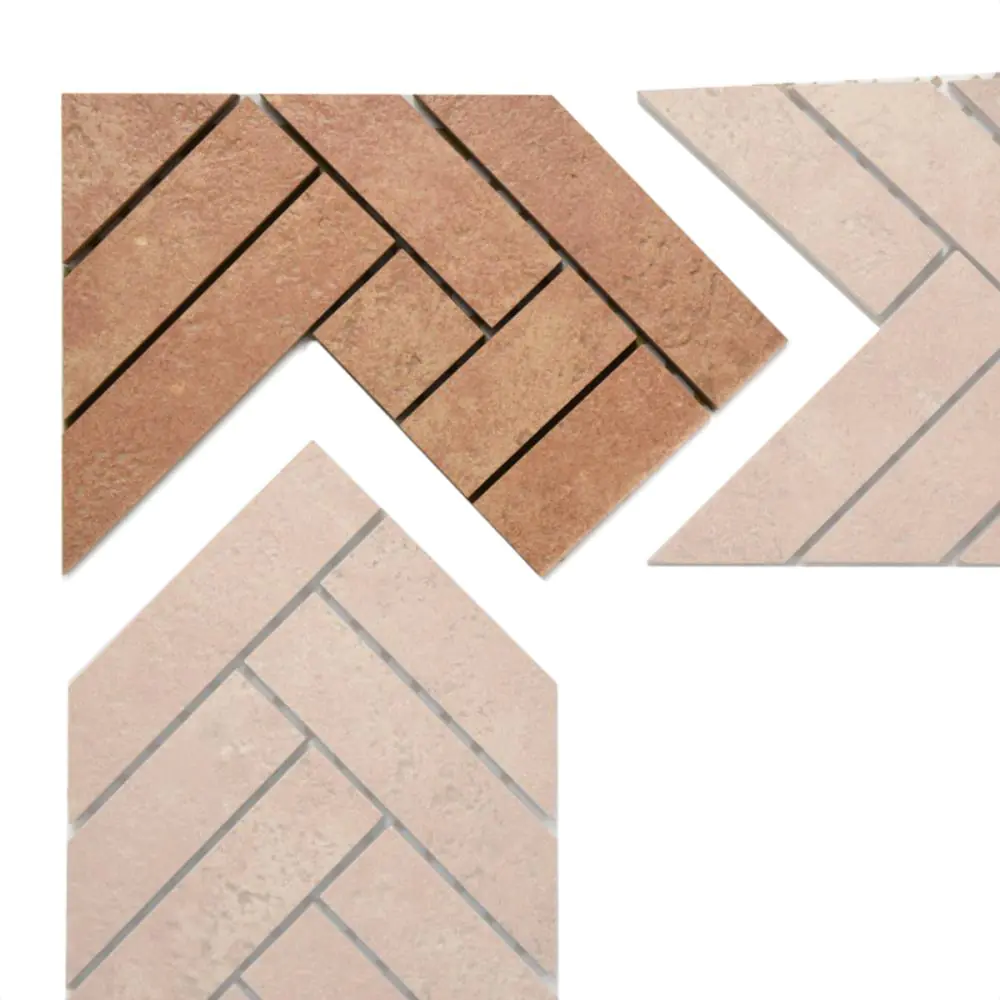 Bordürenecke Villeroy & Boch 2344 VG2E Galestro rosa braun 15x28 cm I.Sorte Bordürenecke Villeroy & Boch 2344 VG2E Galestro rosa braun 15x28 cm I.Sorte