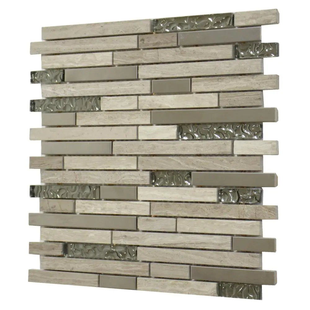 Mosaik HJ SPG15-193-98 grau beige silber 30x30 cm Mosaik HJ SPG15-193-98 grau beige silber 30x30 cm