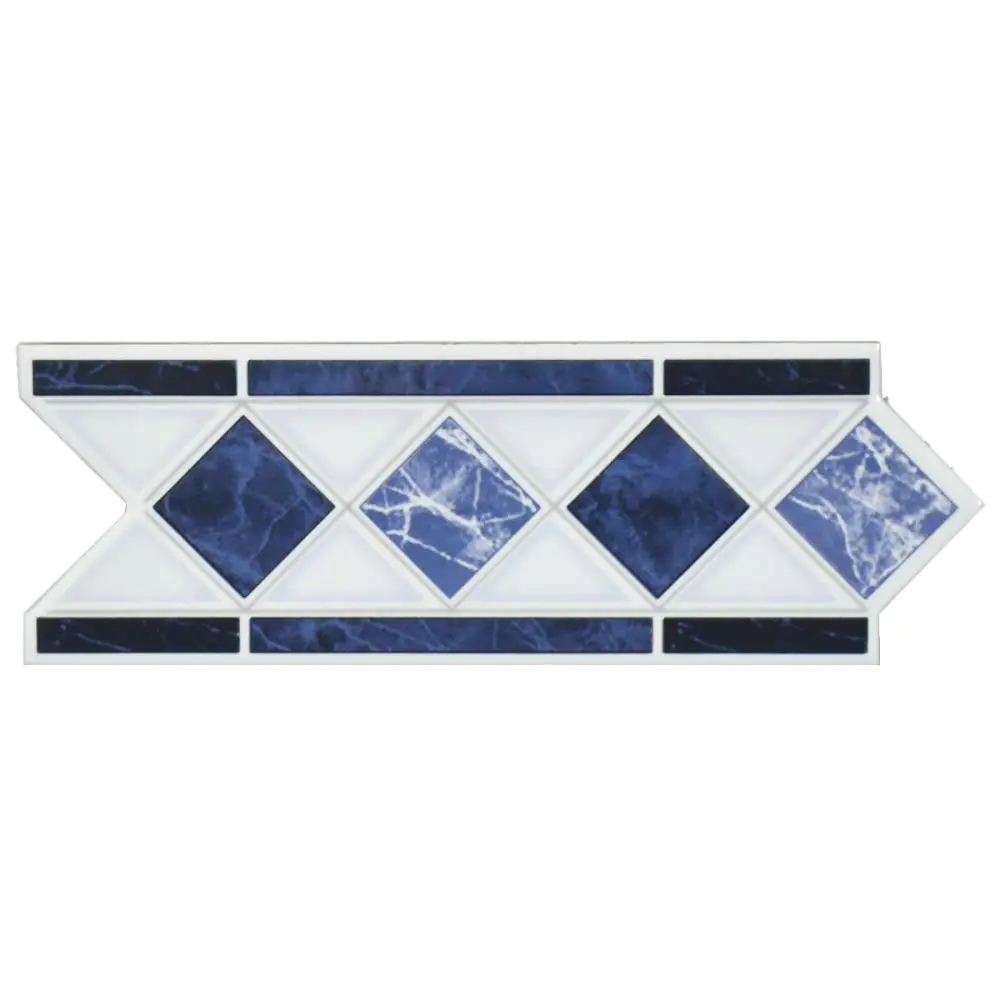 Bordüre Laceres Nr.640 azul blau 7,5x20 cm