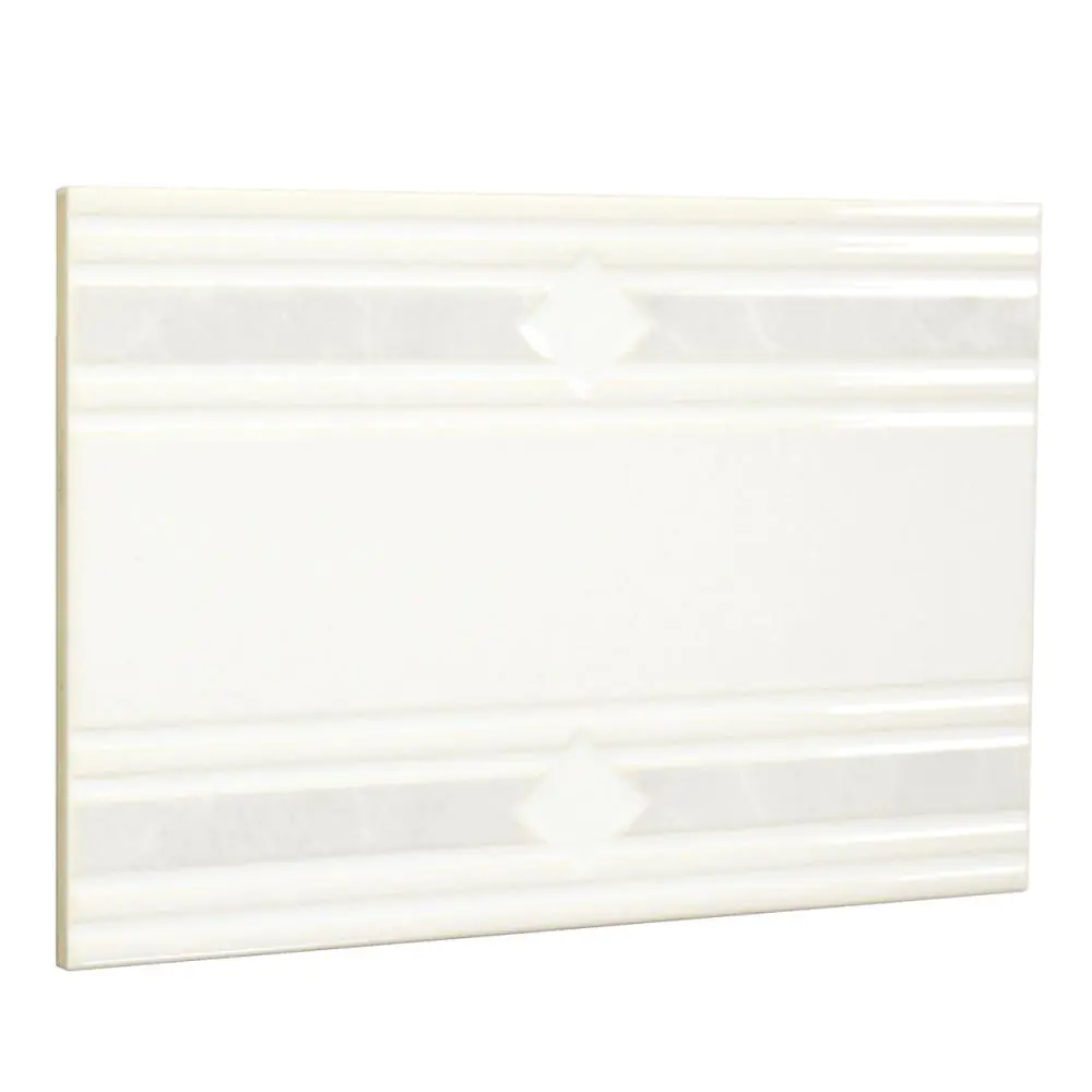 Bordüre Villeroy & Boch Nr.455 1351 P19G weiß creme grau 20x30 cm