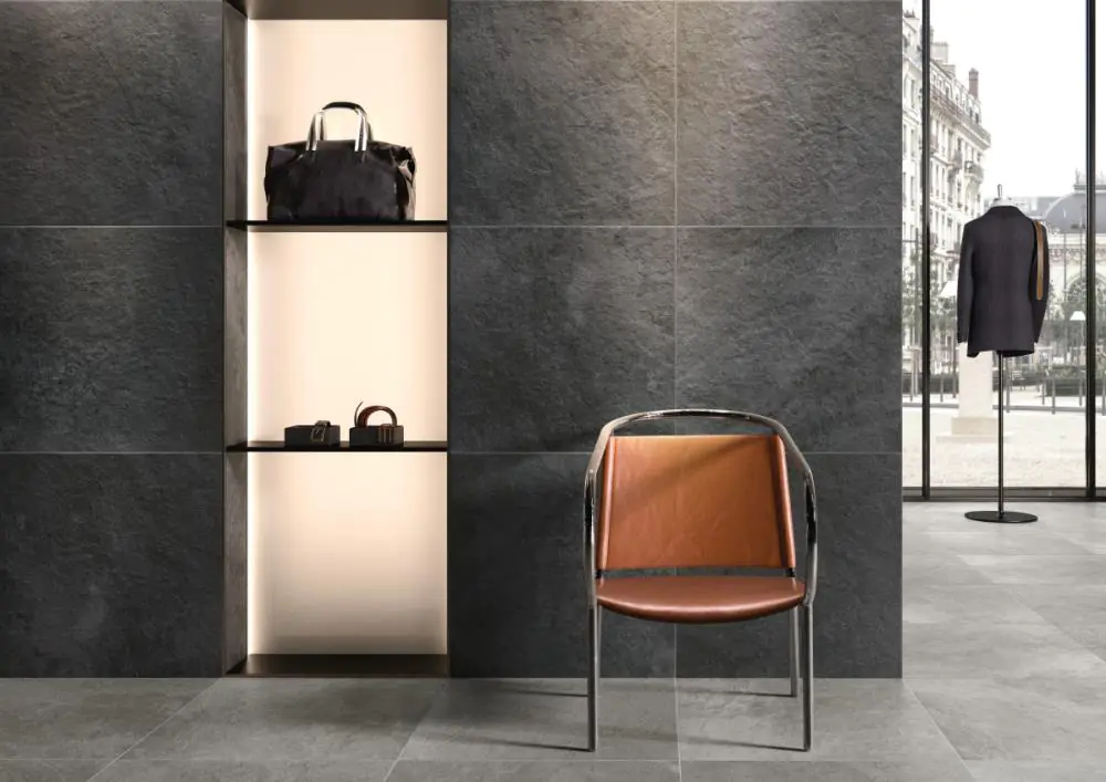 Treppenauftritt Villeroy & Boch 2732 SR90 Gateway midnight black anthrazit 30x120 cm I.Sorte