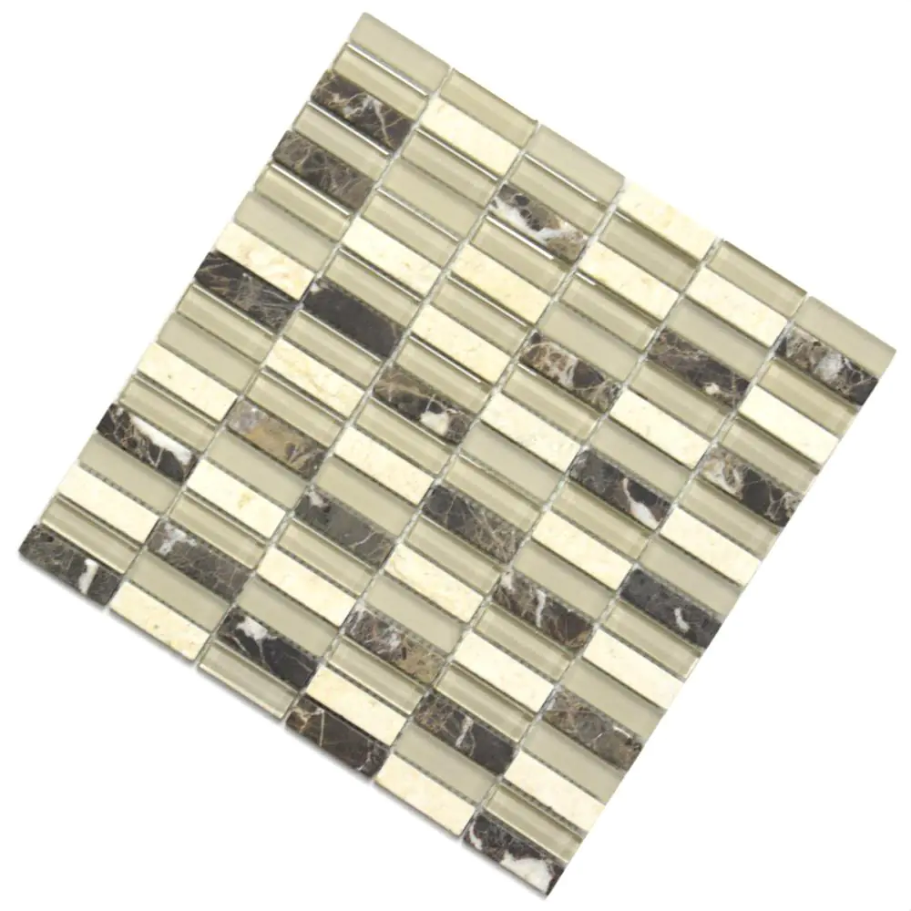 Mosaik HJ SG1548-1 beige creme grau 30x30 cm I.Sorte Mosaik HJ SG1548-1 beige creme grau 30x30 cm I.Sorte