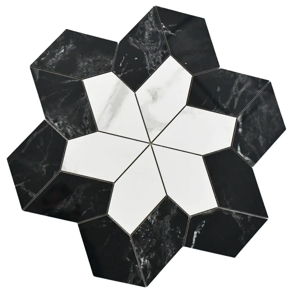 Wandfliese Dekor Villeroy & Boch 2044 ZN9P Nocturne black  60x60 cm I.Sorte