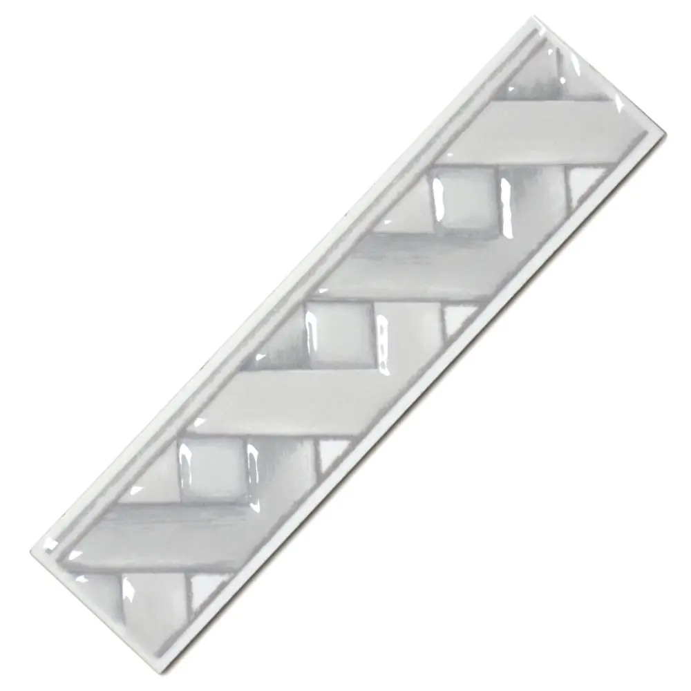 Bordüre Nr.181 grau weiß 5x20 cm I.Sorte Bordüre Nr.181 grau weiß 5x20 cm I.Sorte