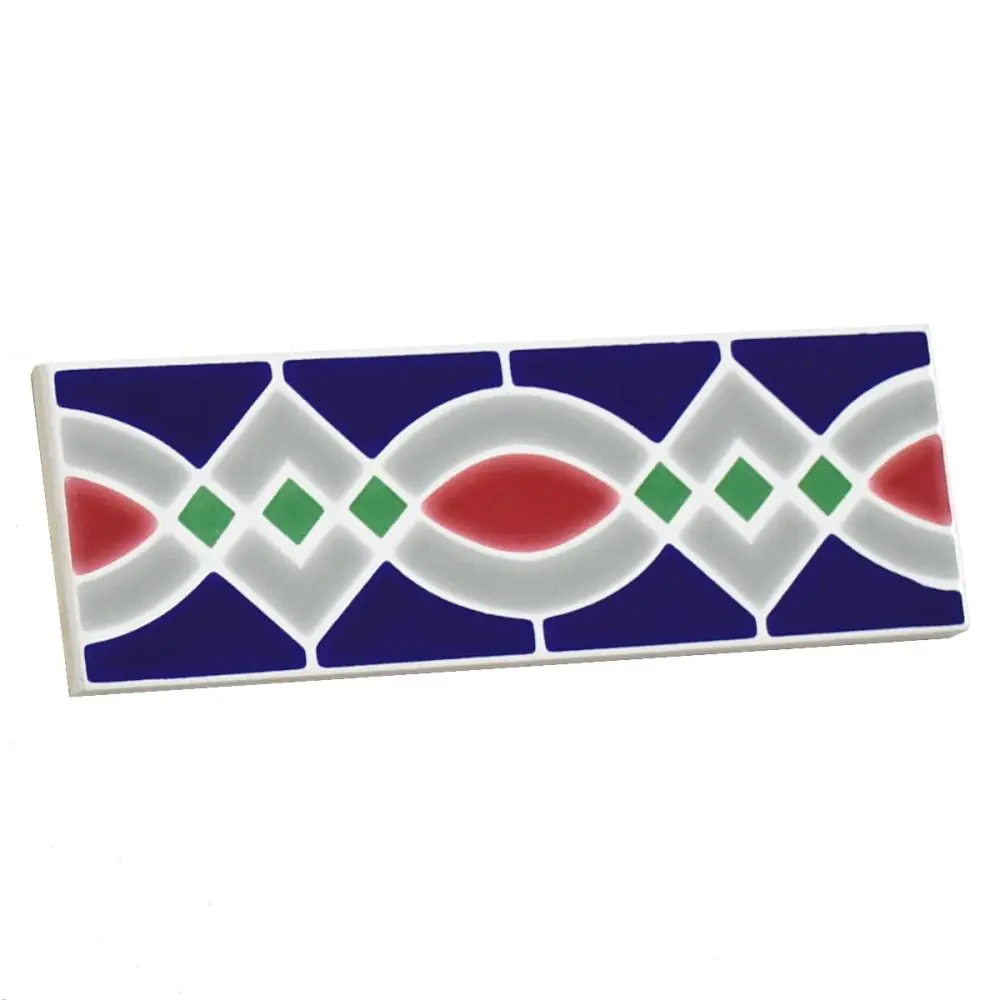 Bordüre Villeroy & Boch Nr.986 1483 SH78 Creative System Tanger mehrfarbig 6,5x20 cm I.Sorte