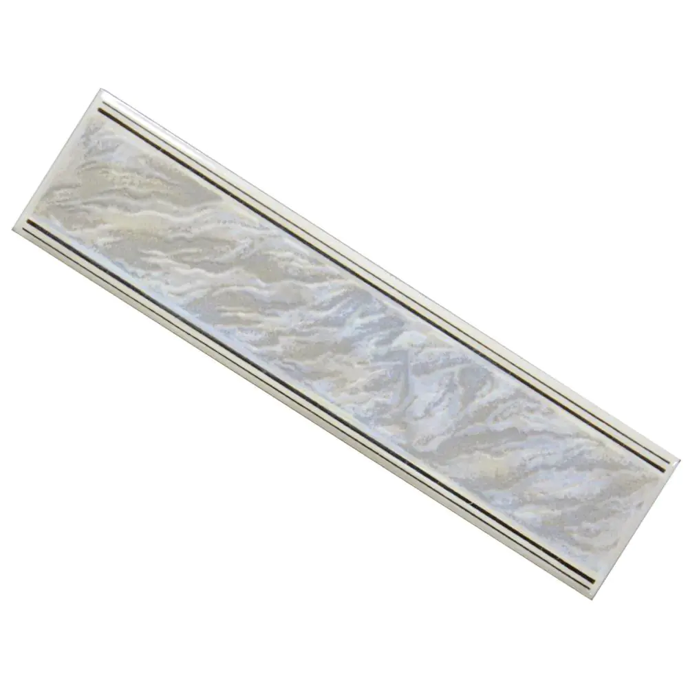Bordüre Nr.462 weiß blau silber 5x20 cm