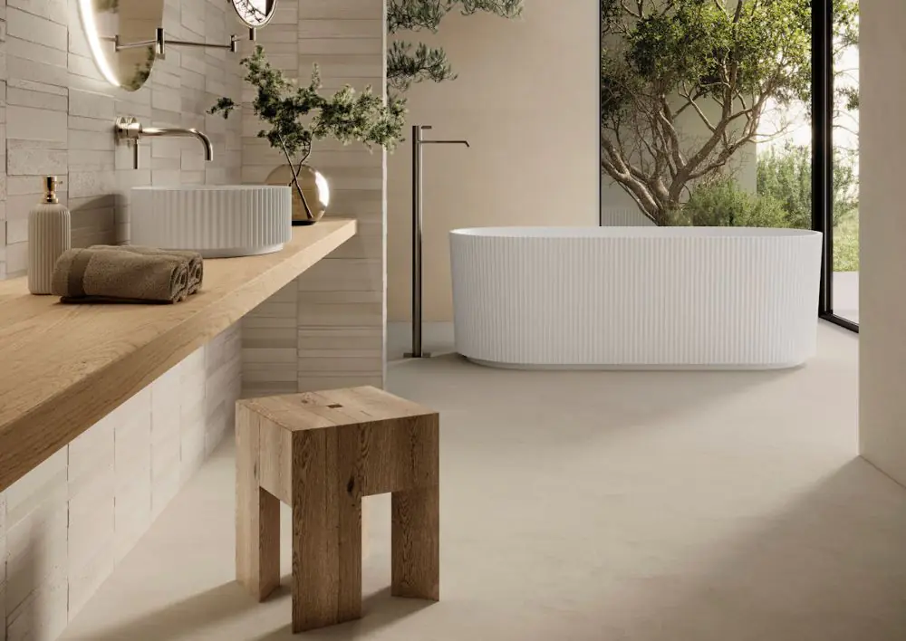 Wandfliese Cifre Origin Brisk sand mate 40x120 cm I.Sorte