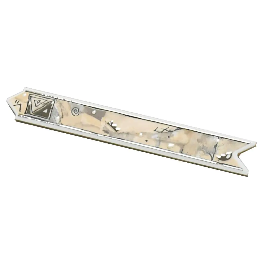 Bordüre HPH Placke Nr.637 Mini-Morella beige grau silber 3,5x25 cm