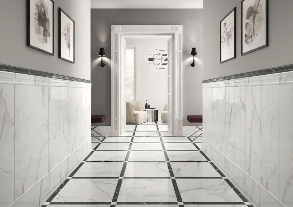 Wandfliese Villeroy & Boch 1513 MR00 Marmochic essential white grau weiß 30x90 cm I.Sorte Wandfliese Villeroy & Boch 1513 MR00 Marmochic essential white grau weiß 30x90 cm I.Sorte