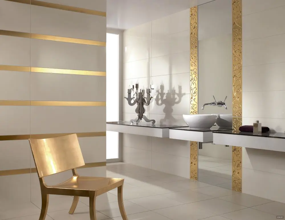 Bordüre Villeroy & Boch 1318 GL21 Aimee gold 5x90 cm I.Sorte Bordüre Villeroy & Boch 1318 GL21 Aimee gold 5x90 cm I.Sorte