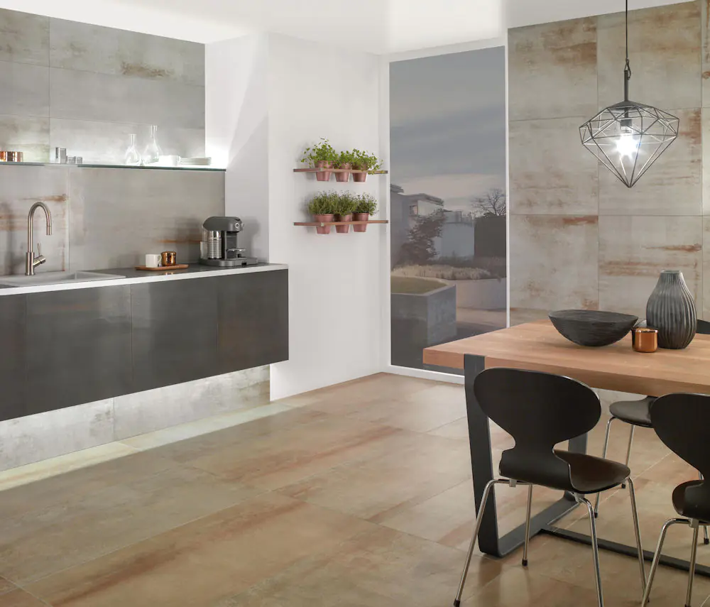 Bodenfliese Villeroy & Boch 2730 ME6L Metallic Illusion mittelgrau 60x120 cm I.Sorte