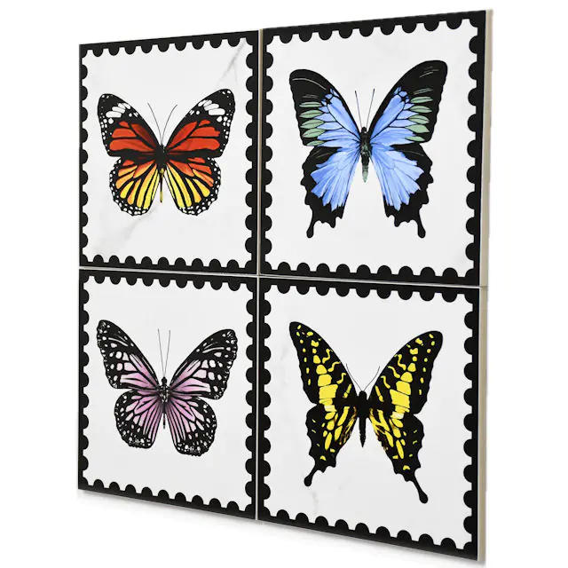 Wandfliese Dekor Villeroy & Boch 1222 MK0A Victorian 20x20 cm I.Sorte