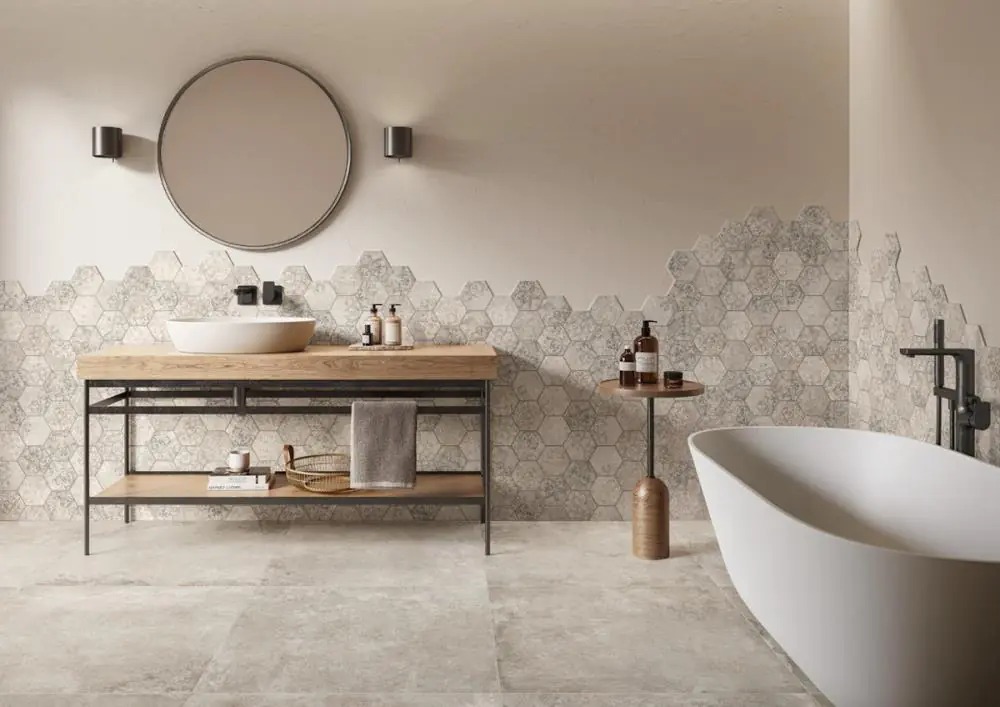 Bodenfliese Dekor Villeroy & Boch 2632 BR65 Pier 45 ash grey grau 60x60 cm I.Sorte